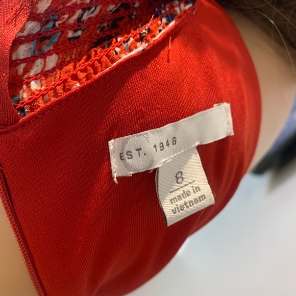 Red Floral Dress by est 1946 - Picture 9 of 10